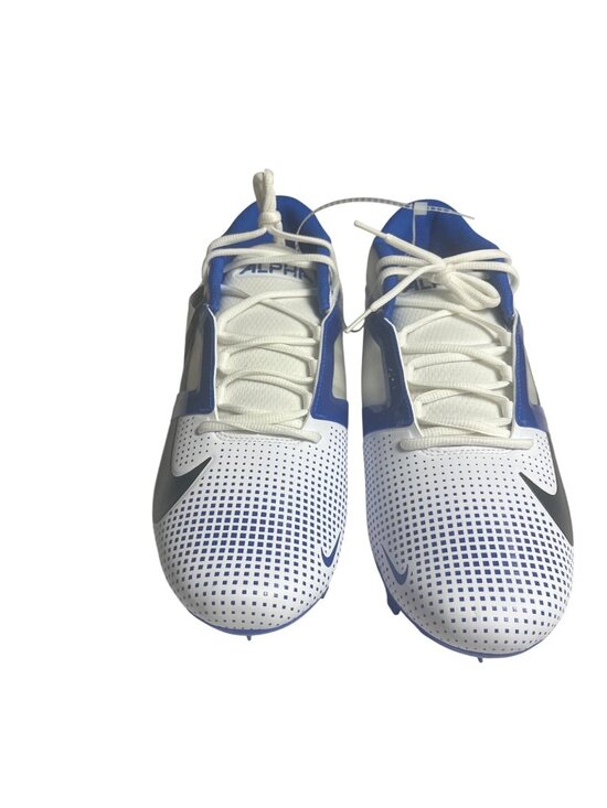 Nike Alpha Menace 4 Pro Football Cleats White/Blue Size 13.5 US Agility X Power main image 7